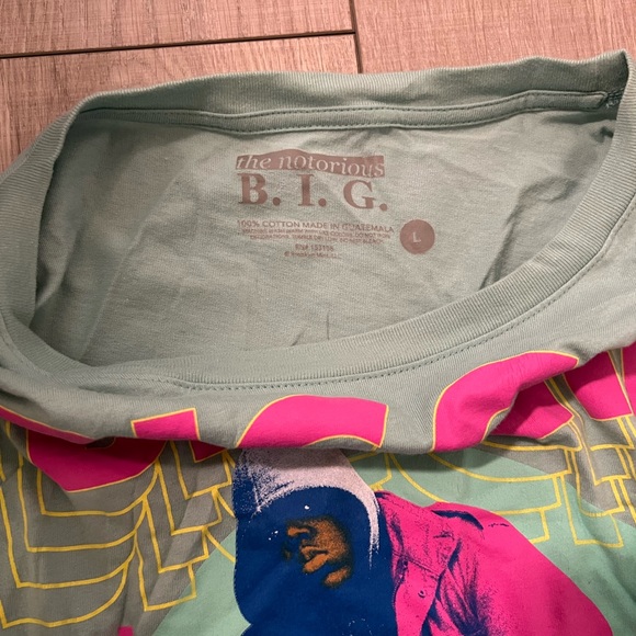 ‘Biggie’ Long Sleeve Cropped T-Shirt - Picture 3 of 4